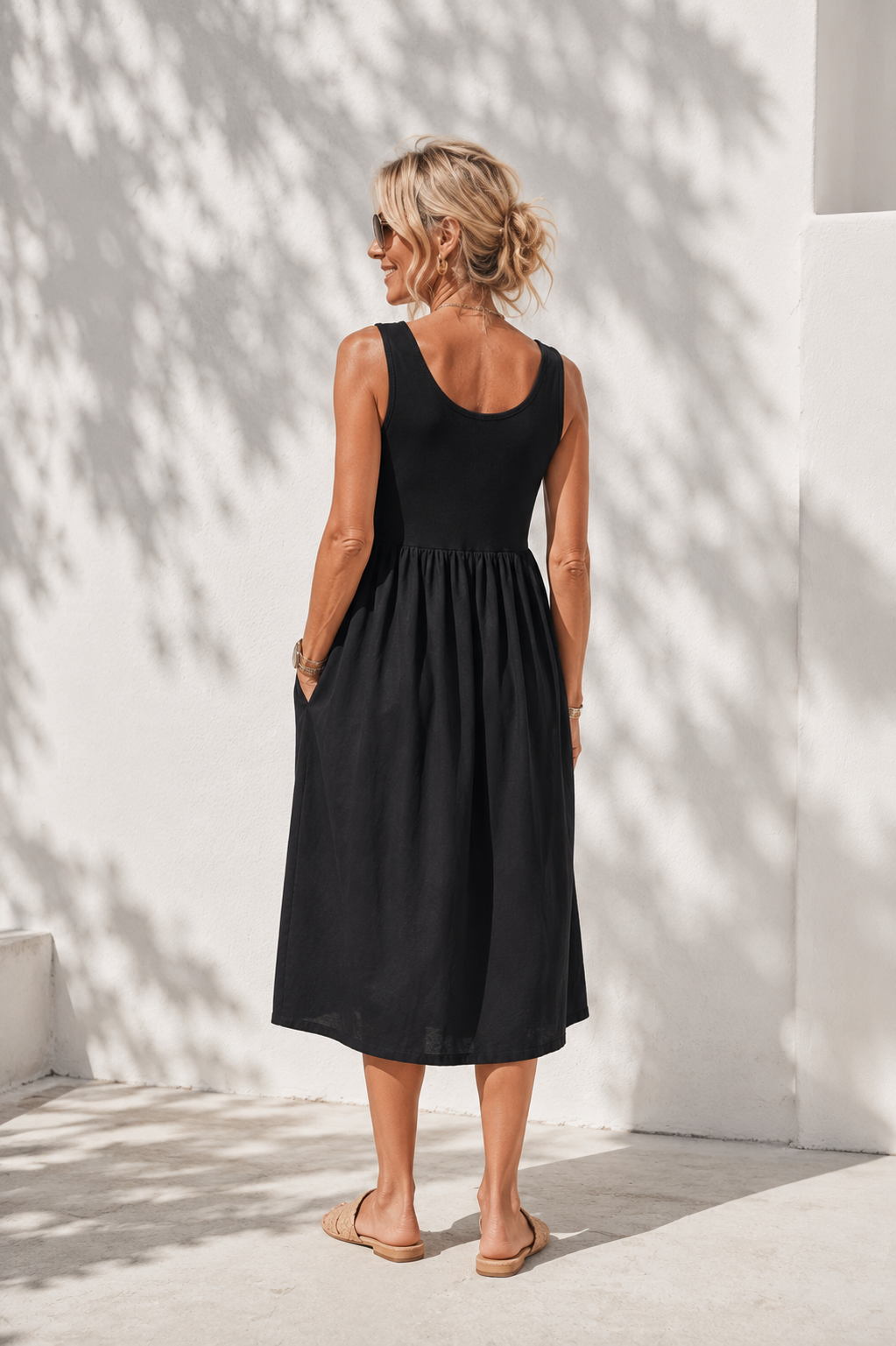 Charlotte Midi Dress Black